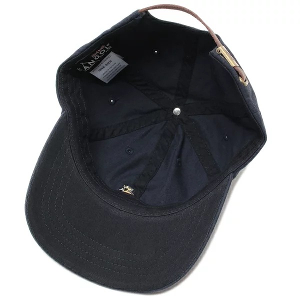 帽子 ウォッシュドベースボール ローキャップ ネイビー メンズ レディース ユニセックス WASHED BASEBALLK5165HT NAVY