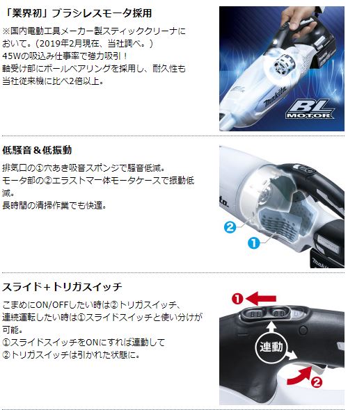 当店だけ!バッテリー充電器も1年保証! マキタ 18V コードレス 掃除機 カプセル式 CL280FDZW + バッテリー + ロック付サイクロン + 急速充電器 + 純正アタッチメント + 消耗品 当店だけ!バッテリー充電器も1年保証! マキタ 18V コードレス 掃除機 カプセル式 CL280FDZW + バッテリー + ロック付サイクロン + 急速充電器 + 純正アタッチメント + 消耗品