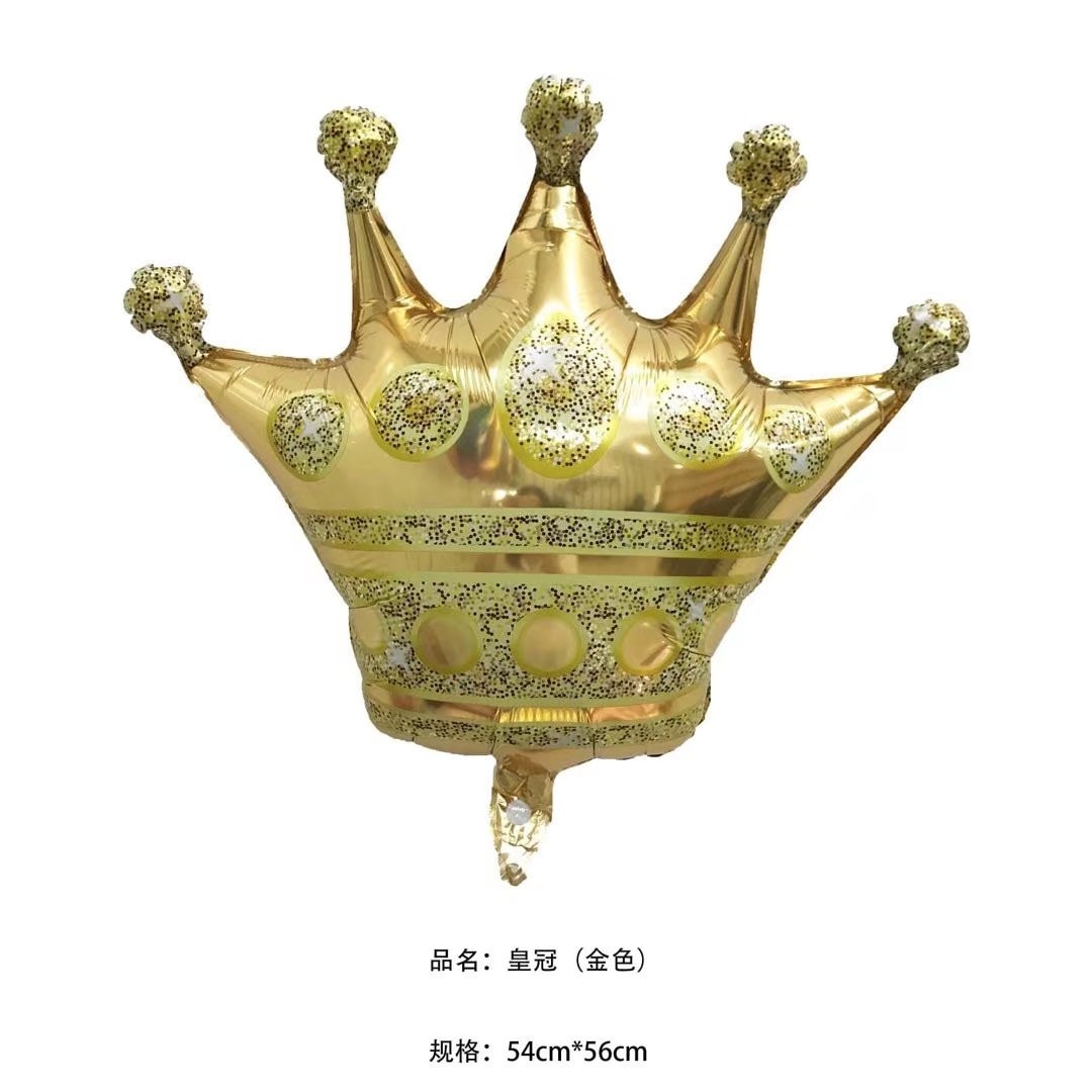 新しい大きなクラウンアルミフィルムアルミホイルバルーンミディアムクラウンパーティーデコレーションバルーン 新しい大きなクラウンアルミフィルムアルミホイルバルーンミディアムクラウンパーティーデコレーションバルーン