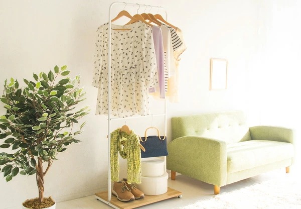 ハンガーラック ポールハンガー ハンガーラック スリム 幅60cm 省スペース 2段 おしゃれ 北欧 ハンガーラック ポールハンガー ハンガーラック スリム 幅60cm 省スペース 2段 おしゃれ 北欧