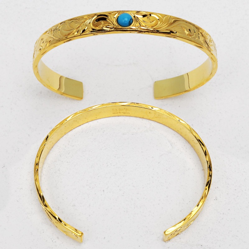 BFF ハワイアンバングル 幅8mm [bffb006-g]