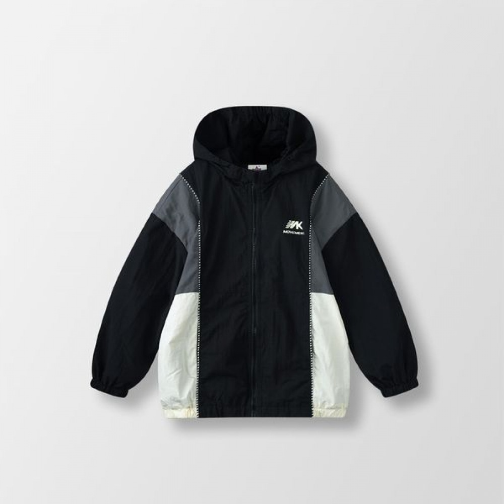 (ウォルトンキッズ) パイピングフード付きケミカルジャンパー (ウォルトンキッズ) パイピングフード付きケミカルジャンパー