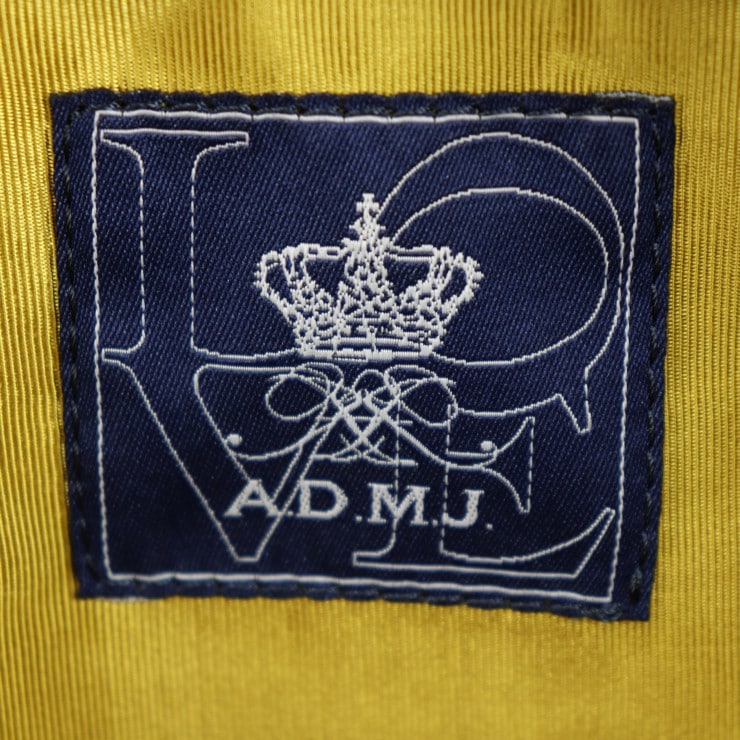 新品未使用展示品 ADMJ エーディーエムジェイ ハンドバッグ ACS01435 ボストンバッグ シュリンクレザー ネイビー ゴールド金具 スリム ショルダーバッグ 本物保証 中古 新品未使用展示品 ADMJ エーディーエムジェイ ハンドバッグ ACS01435 ボストンバッグ シュリンクレザー ネイビー ゴールド金具 スリム ショルダーバッグ 本物保証 中古