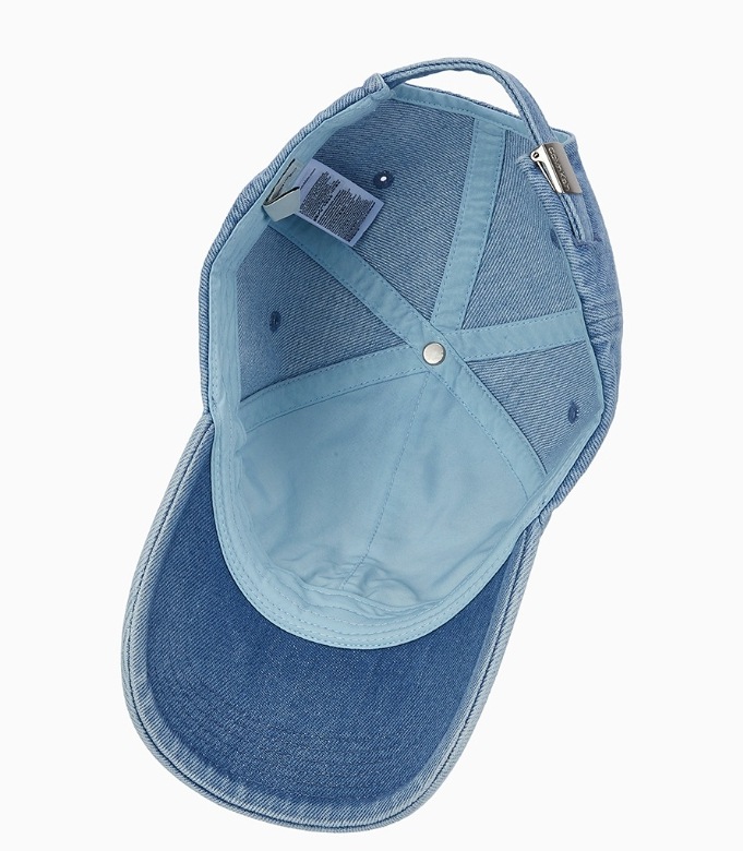 キャップ   Unisex CKJ Monogram Denim Baseball Cap 4G5007G Calvin Klein Unisex CKJ Monogram Denim Baseball Cap 4G5007G