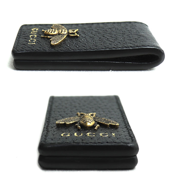 GUCCI グッチ レザー アニマリエ ビー マネークリップ 522914 DJ20T