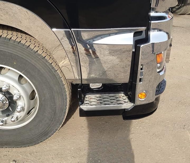 日野 17プロフィア用 メッキ ステップカバー 2分割 左右セット トラック用品 外装 トラック部品(ステップカバー) 日野 17プロフィア用 メッキ ステップカバー 2分割 左右セット トラック用品 外装 トラック部品(ステップカバー)