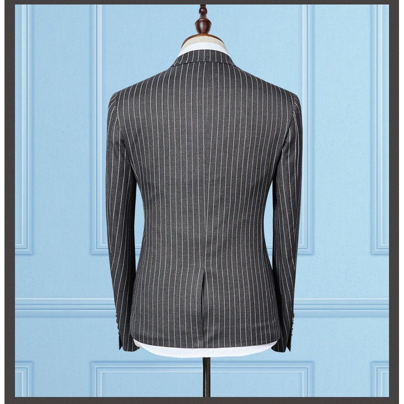 3ピーススーツ ビジネススーツ メンズ スーツ 2つボタン チェック柄 カジュアルスーツ セットアッ