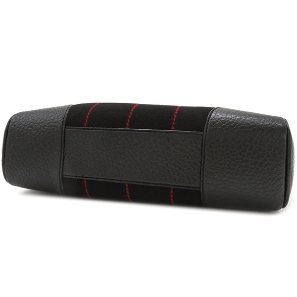 ルイヴィトン LOUIS VUITTON トートバッグ カバ ヴェイル ウール レザー ブラック×レッド シルバー金具 黒 赤 M95241 AR0076【中古】