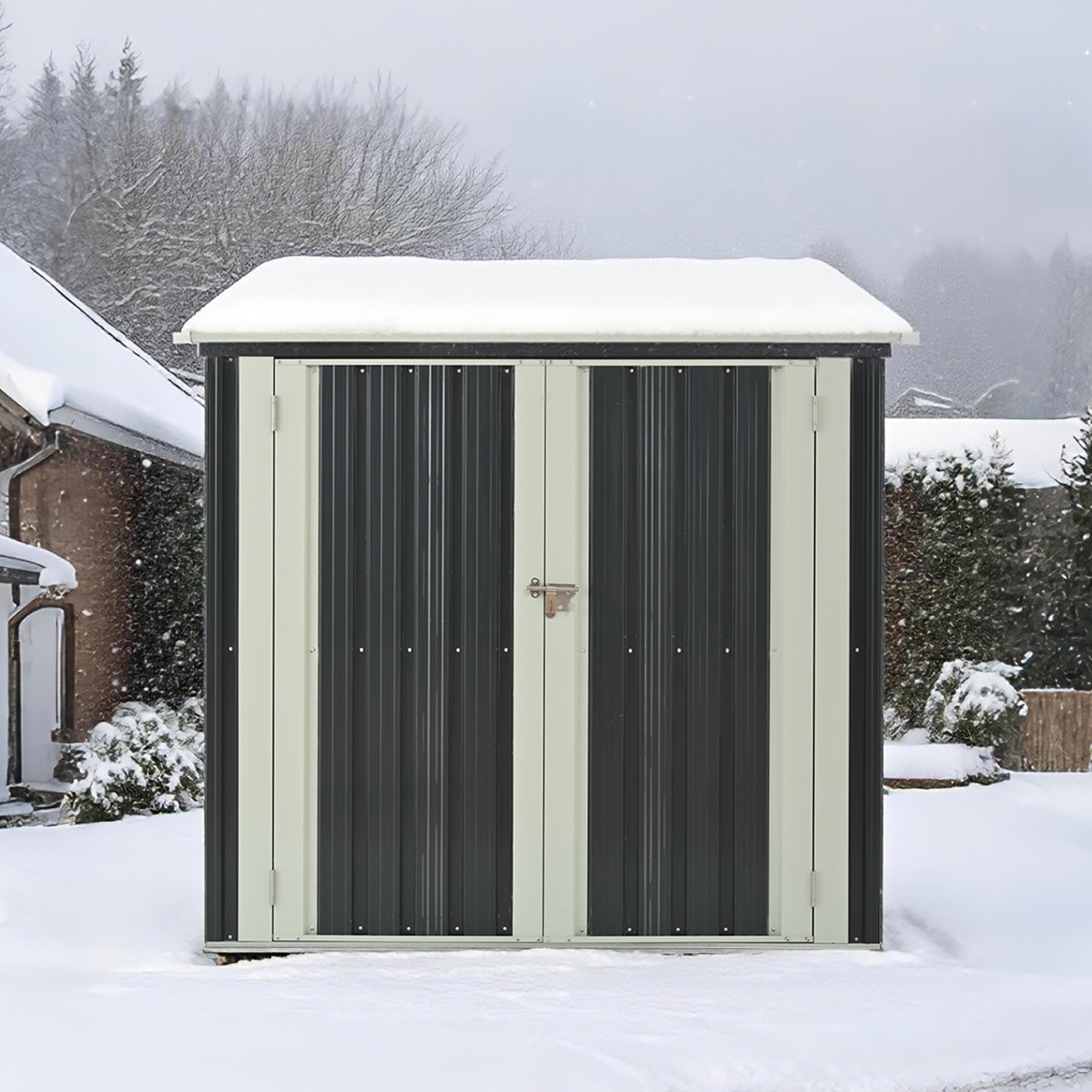 1651【スタンド搭載】自転車倉庫 3台用 物置 屋外 スチール 施錠可能 戸外収納庫 大型 収納庫 屋外物置 防さび 防水 ドア スチール物置 屋外収納 ガーデニング 庭 新作【グレー】 1651【スタンド搭載】自転車倉庫 3台用 物置 屋外 スチール 施錠可能 戸外収納庫 大型 収納庫 屋外物置 防さび 防水 ドア スチール物置 屋外収納 ガーデニング 庭 新作【グレー】