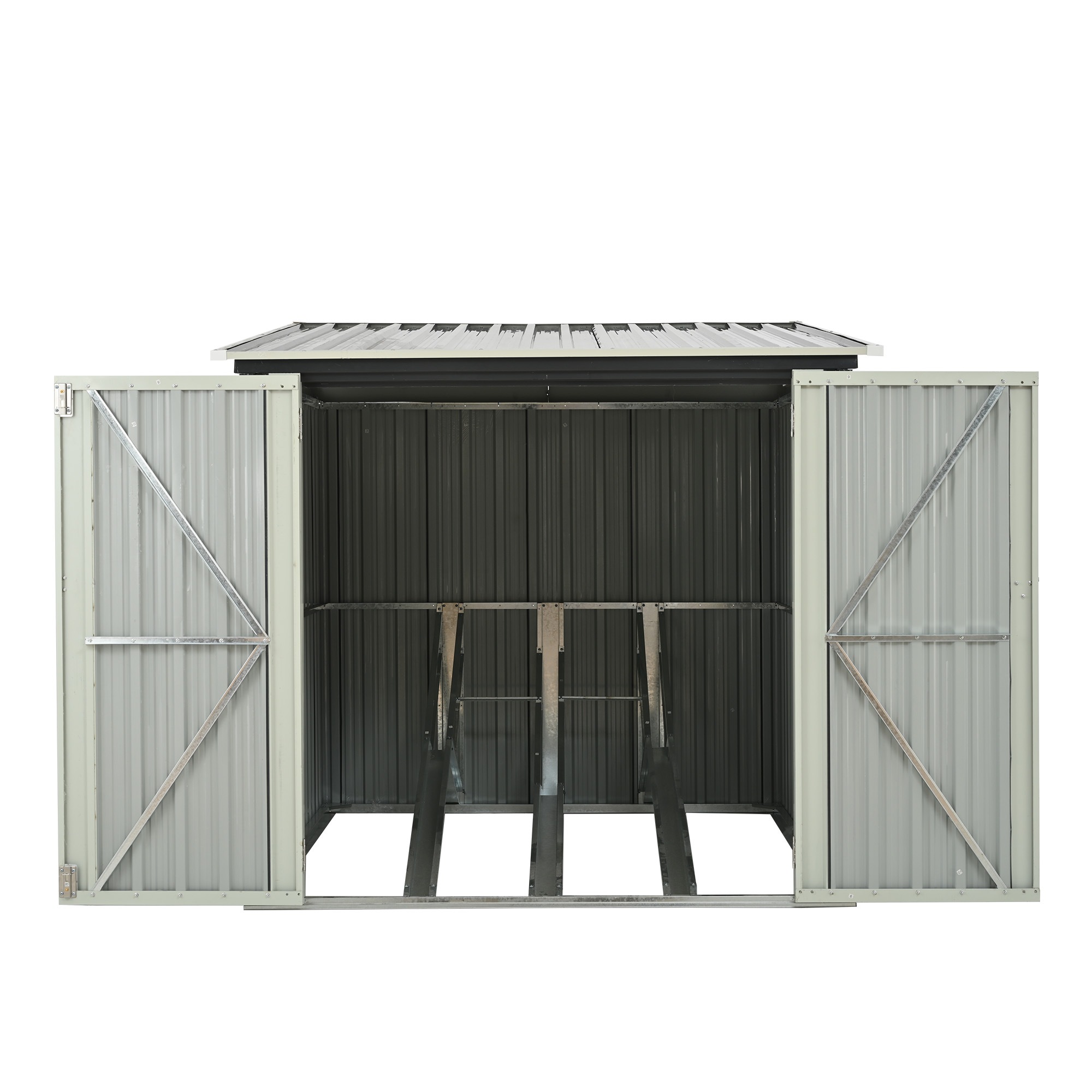 1651【スタンド搭載】自転車倉庫 3台用 物置 屋外 スチール 施錠可能 戸外収納庫 大型 収納庫 屋外物置 防さび 防水 ドア スチール物置 屋外収納 ガーデニング 庭 新作【グレー】 1651【スタンド搭載】自転車倉庫 3台用 物置 屋外 スチール 施錠可能 戸外収納庫 大型 収納庫 屋外物置 防さび 防水 ドア スチール物置 屋外収納 ガーデニング 庭 新作【グレー】