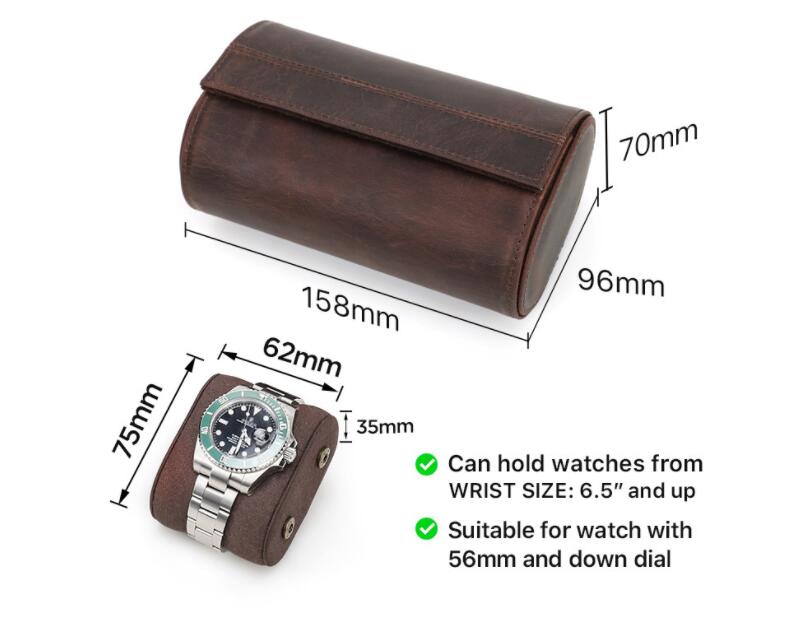 売れ 父の日 腕時計ケース 本革 牛革 復古 時計ケース 2本用 長方形 ウオッチケース 収納ボックス コレクションケース 持ち運び 便利コンパクト プレゼント 見せる収納 メンズ 高級コーヒー 収納