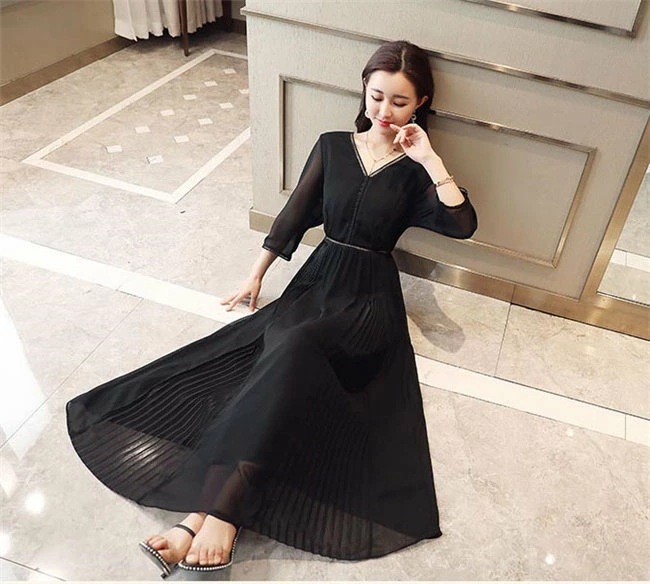【夏セール!】パーティードレス フォーマル ワンピース Vネック大きいサイズ ロングドレス 袖あり レディース 結婚式 プリーツ ワンピース 春夏新作 7分袖 フォーマル エレガント ピアノ発表会 ス 【夏セール!】パーティードレス フォーマル ワンピース Vネック大きいサイズ ロングドレス 袖あり レディース 結婚式 プリーツ ワンピース 春夏新作 7分袖 フォーマル エレガント ピアノ発表会 ス