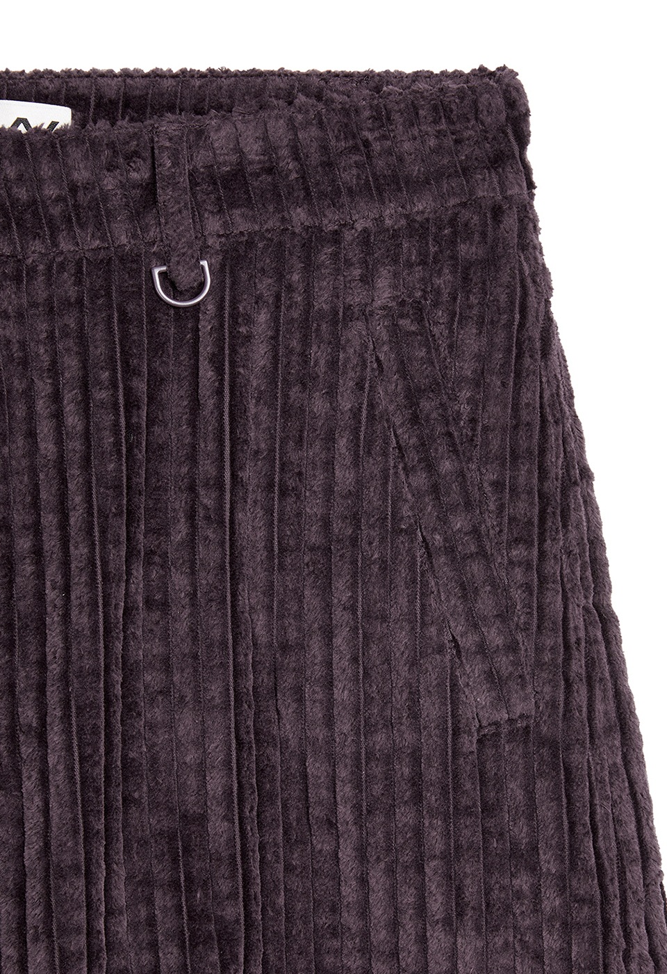 OPEN Yy】 CORDUROY WIDE-LEG PANTS : BURGUNDY OPEN Yy】 CORDUROY WIDE-LEG PANTS : BURGUNDY
