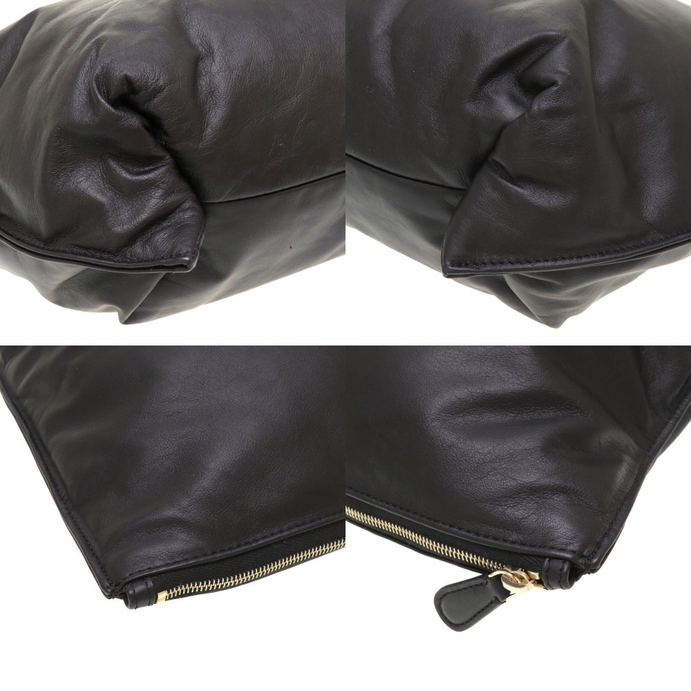 美品 ダンテ クラッチ XL クラッチバッグ レザー/レザー ブラック 0031【中古】 レディース