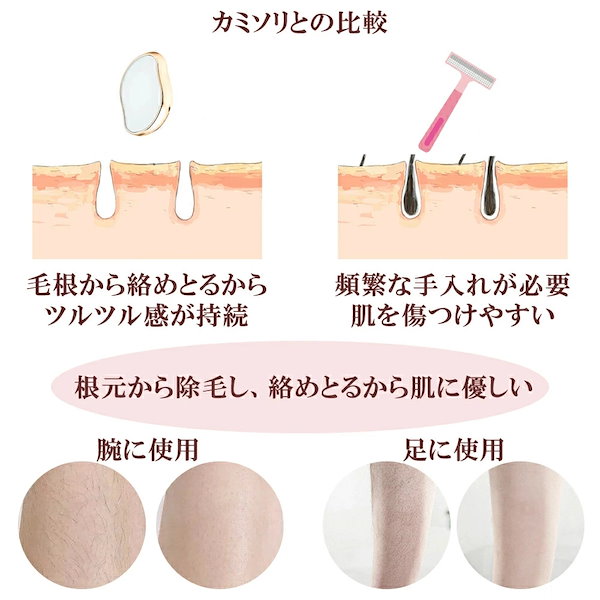 Qoo10] 脱毛 こするだけ 除毛 毛剃り 無痛 ナ