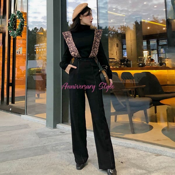 すのチル Man レオパ柄サロペットセット すのチル SnowMan レオパ柄サロペットセット - メルカリ