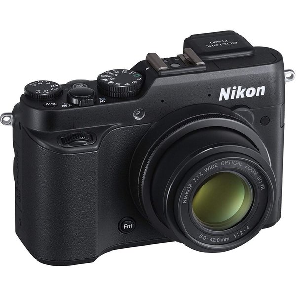 【中古】ニコン Nikon COOLPIX P7800 レンズ バリアングル液晶 ブラック P7800BK SDカード付き