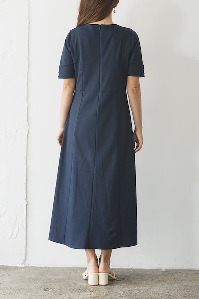 NEW Réonie : パフスリーブワンピース : レディース服 爆買い新作