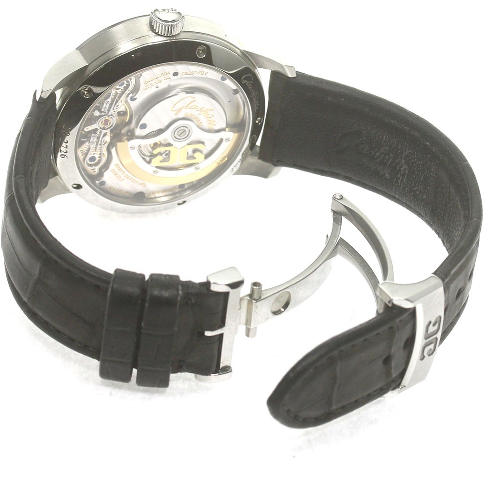 グラスヒュッテ・オリジナル GLASHUTTE ORIGINAL 1-90-02-43-32-50 パノマティック ルナ デイト 自動巻き メンズ 保証書付き_870546【中古】 グラスヒュッテ・オリジナル GLASHUTTE ORIGINAL 1-90-02-43-32-50 パノマティック ルナ デイト 自動巻き メンズ 保証書付き_870546【中古】