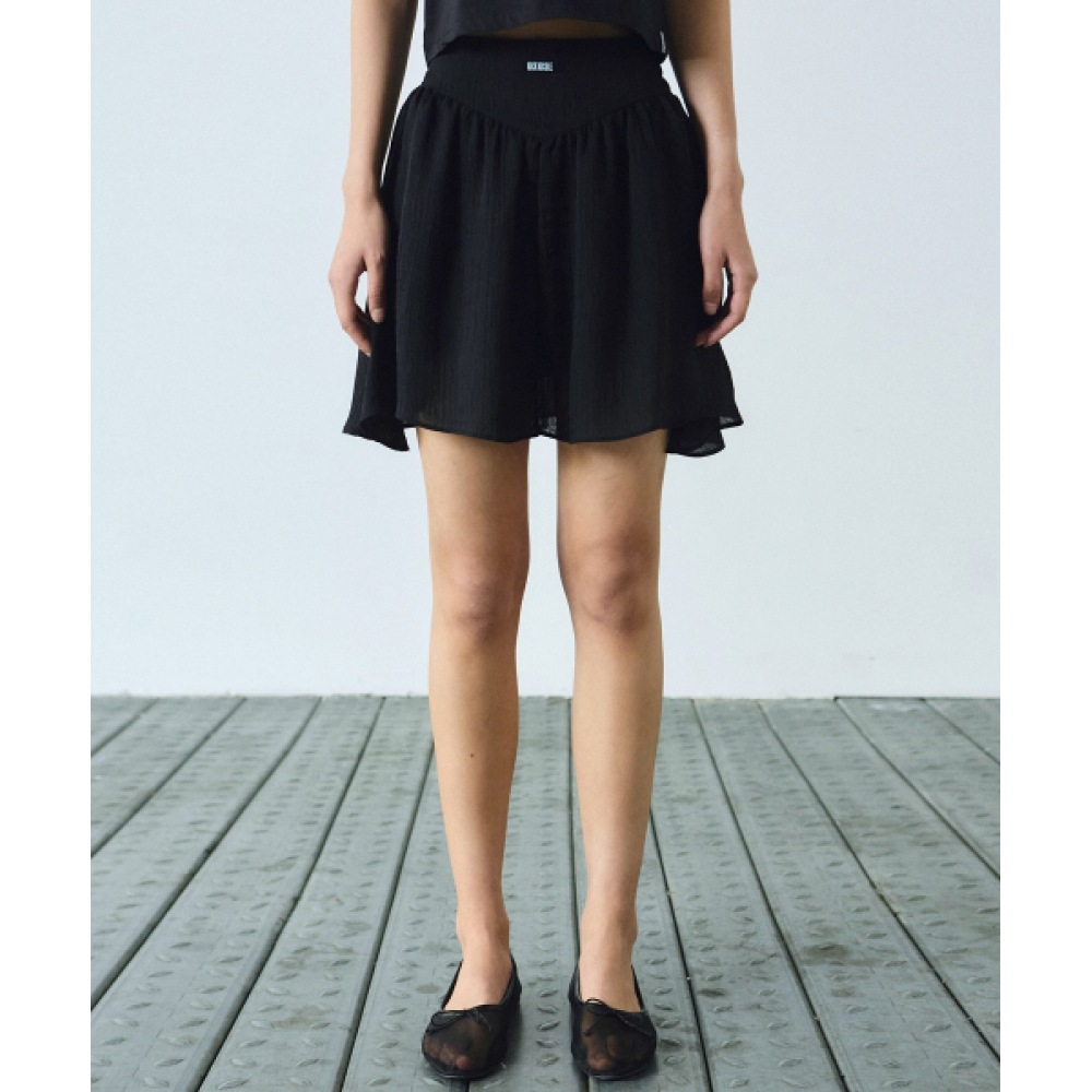 ニック&ニコールロマンティックコアミニスカート_ブラック ニック&ニコールロマンティックコアミニスカート_ブラック