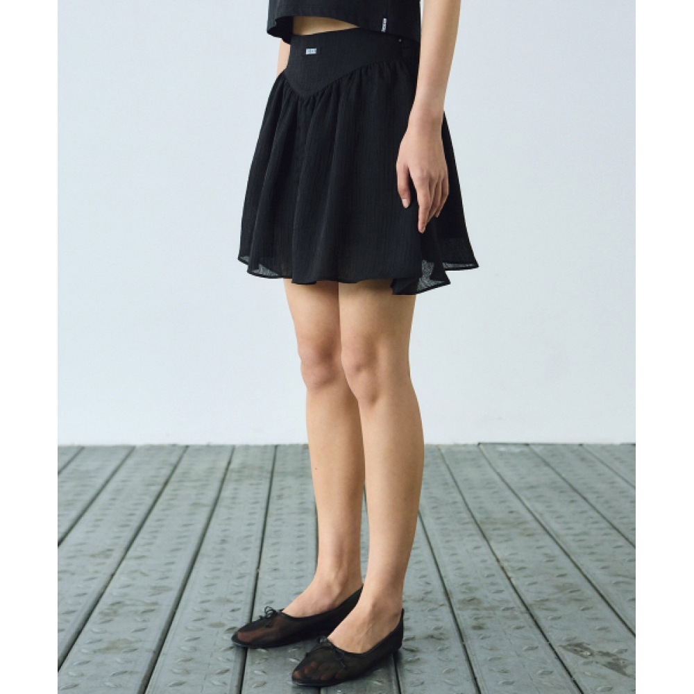 ニック&ニコールロマンティックコアミニスカート_ブラック ニック&ニコールロマンティックコアミニスカート_ブラック