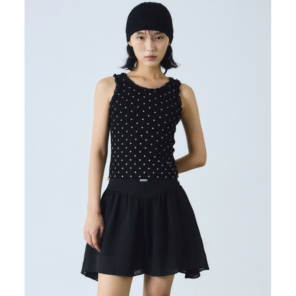 ニック&ニコールロマンティックコアミニスカート_ブラック ニック&ニコールロマンティックコアミニスカート_ブラック