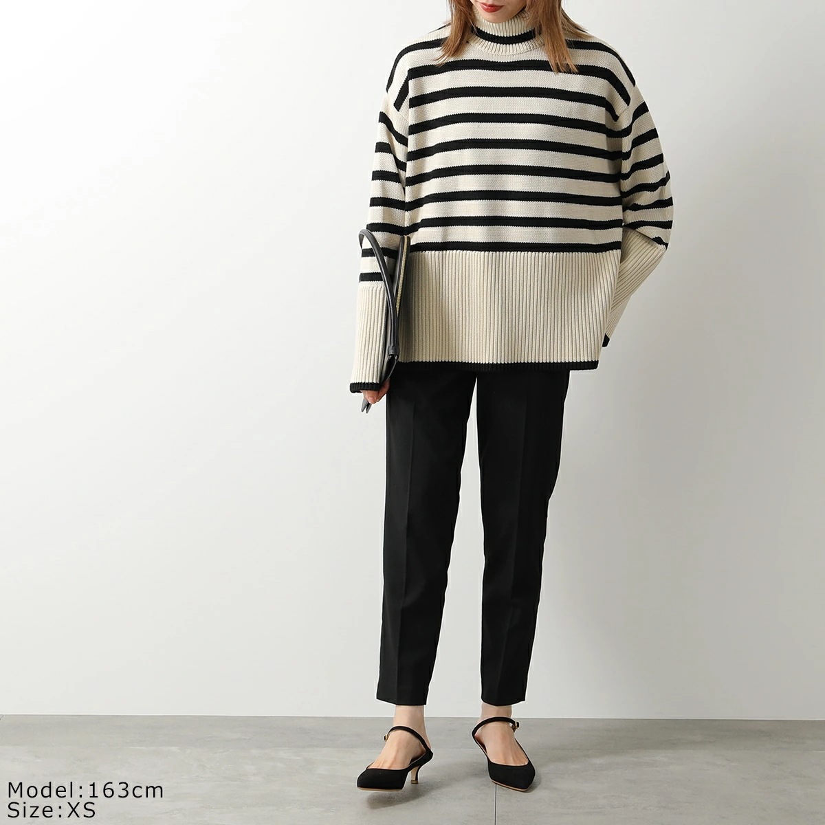 Toteme トーテム セーター 212 562 758 レディース シグネチャー ストライプ タートルネック ニット ウールブレンド 876/LIGHT-SA Toteme トーテム セーター 212 562 758 レディース シグネチャー ストライプ タートルネック ニット ウールブレンド 876/LIGHT-SA