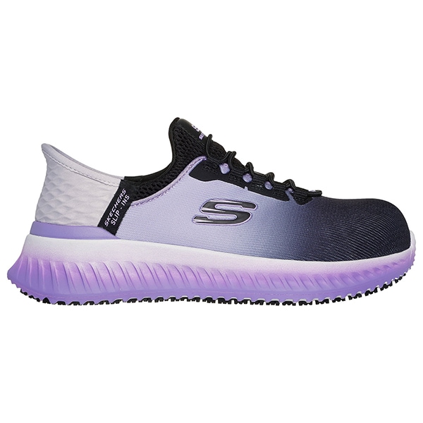 スケッチャーズ ワークシューズ TILIDO-OMBRAY グレー 22.5cm 108152 BKPR レディース 安全靴