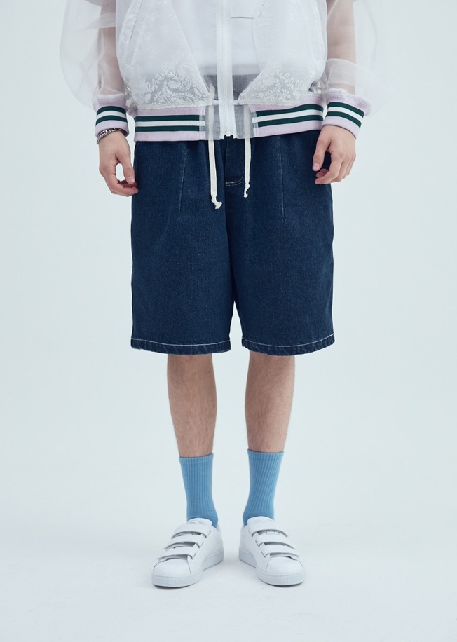 【VETEZE】23SS★ Oversize One Tuck Denim Pants Heisei Logo Wide TUCK DENIM PANTS – YZ
