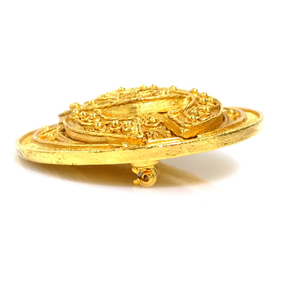 シャネル CHANEL ブローチ ココマーク メタル ゴールド レディース w1095a シャネル CHANEL ブローチ ココマーク メタル ゴールド レディース w1095a