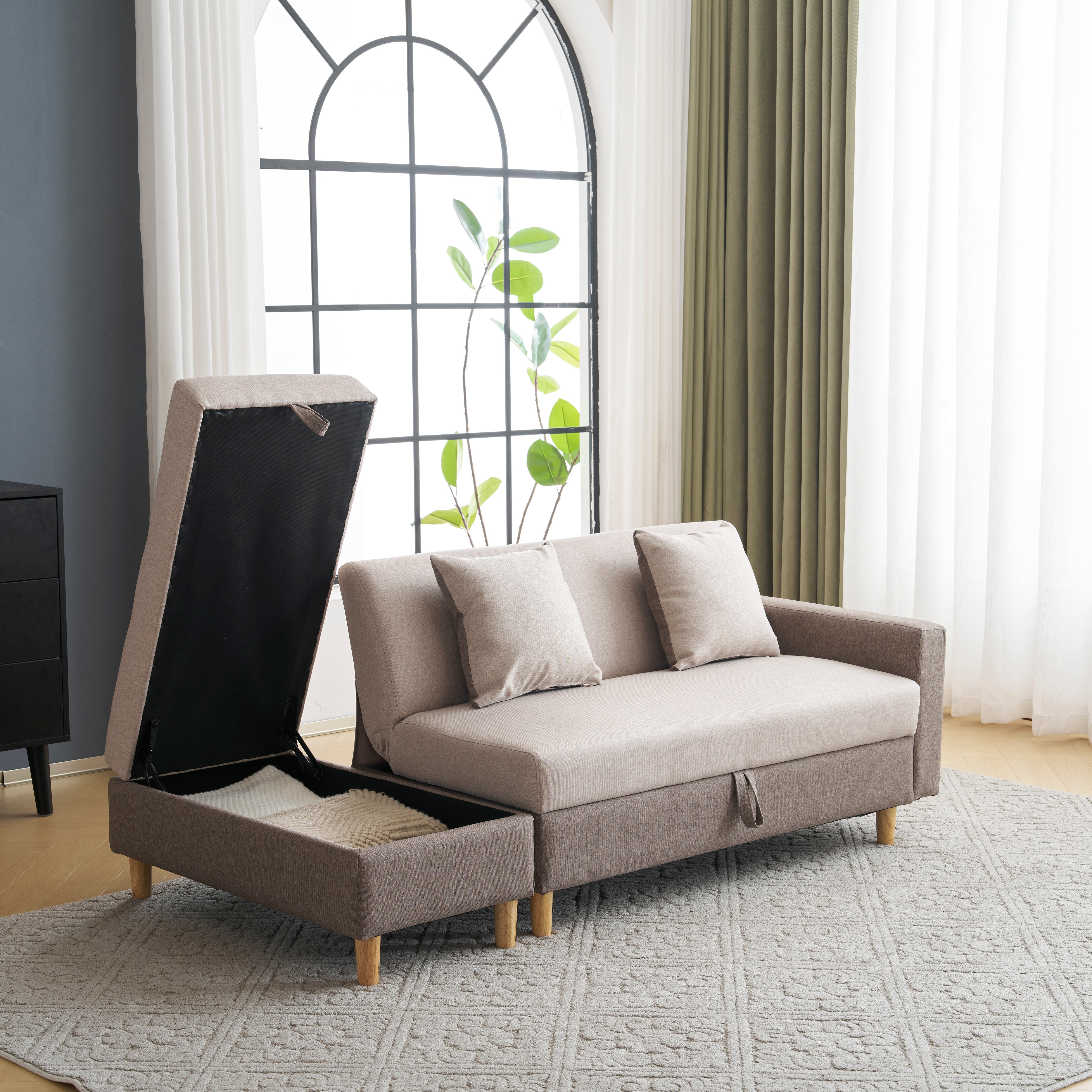 【国内発送M】377ソファカチン ソファー ソファーベッド 3P 3人掛けソファ 5waysアレンジ 肘掛け 収納付き オートマン付き 取付可能な脚 【国内発送M】377ソファカチン ソファー ソファーベッド 3P 3人掛けソファ 5waysアレンジ 肘掛け 収納付き オートマン付き 取付可能な脚