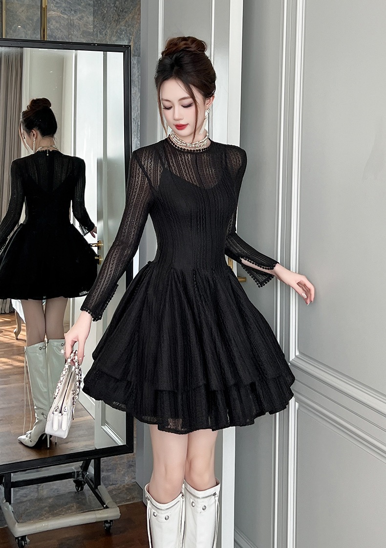 2024新品 ハイウエスト 透かし彫り ショートワンピース ドレス パーティー キャバ 大人 同窓会 披露宴 卒業式 結婚式 演奏会 ウェディング 二次会 メガ割