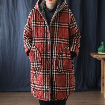 キルティングフードジャケット アウター コート ミディアム丈 長袖 フード ワイド ポケット 前開き キルティングフードジャケット アウター コート ミディアム丈 長袖 フード ワイド ポケット 前開き