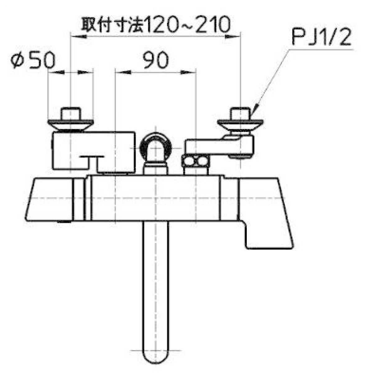三栄水栓 SANEI サーモシャワー混合栓 レイニー付 SK18121CTK-13 寒冷地仕様 浴室用 手元ストップ 節水
