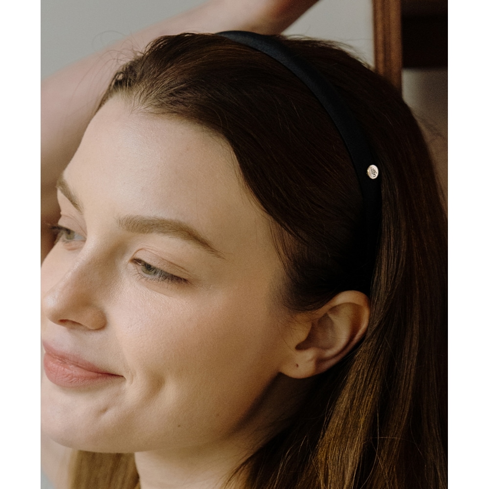 HAS製作 3日 HA030 Slim basic hairband ivory o HAS製作 3日 HA030 Slim basic hairband ivory o