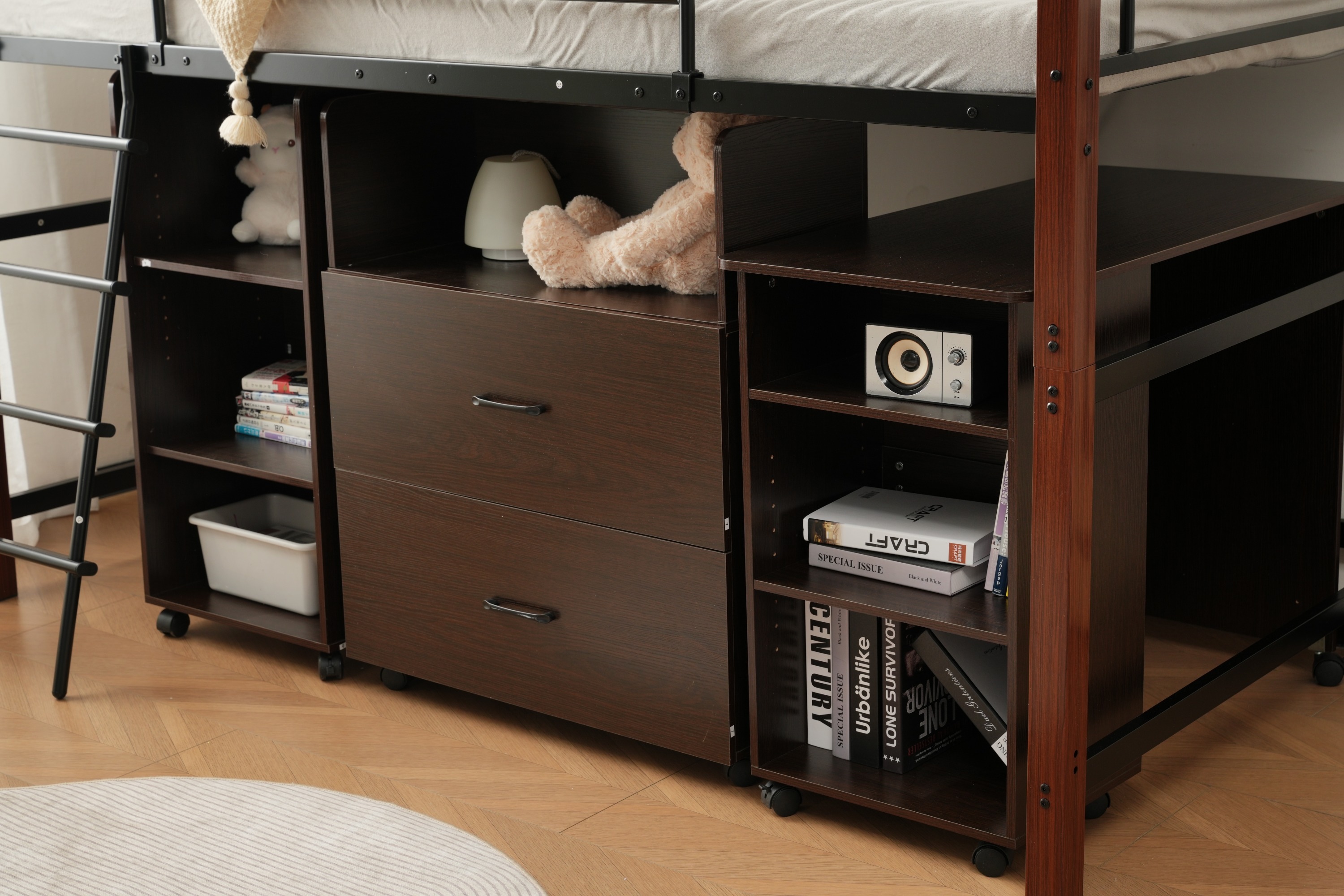 【国内発送】システムベッドロフトベッド+デスク+収納ラック+シェルフ4点セット宮コンセントスチールロフトベッドベッド省スペースパイプ耐震金属学生寮社員寮大人131 【国内発送】システムベッドロフトベッド+デスク+収納ラック+シェルフ4点セット宮コンセントスチールロフトベッドベッド省スペースパイプ耐震金属学生寮社員寮大人131