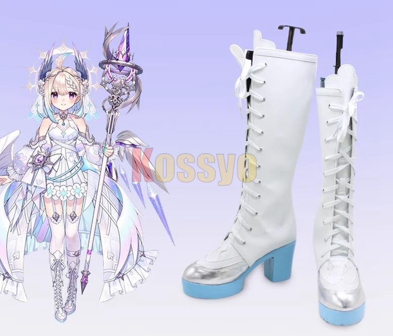 コスプレ靴 エナー アールウェット ウィッグ付き Enna Alouette YouTuber Vtuber 長靴 コスプレ クリスマス ハロウィン
