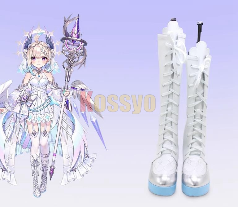 コスプレ靴 エナー アールウェット ウィッグ付き Enna Alouette YouTuber Vtuber 長靴 コスプレ クリスマス ハロウィン