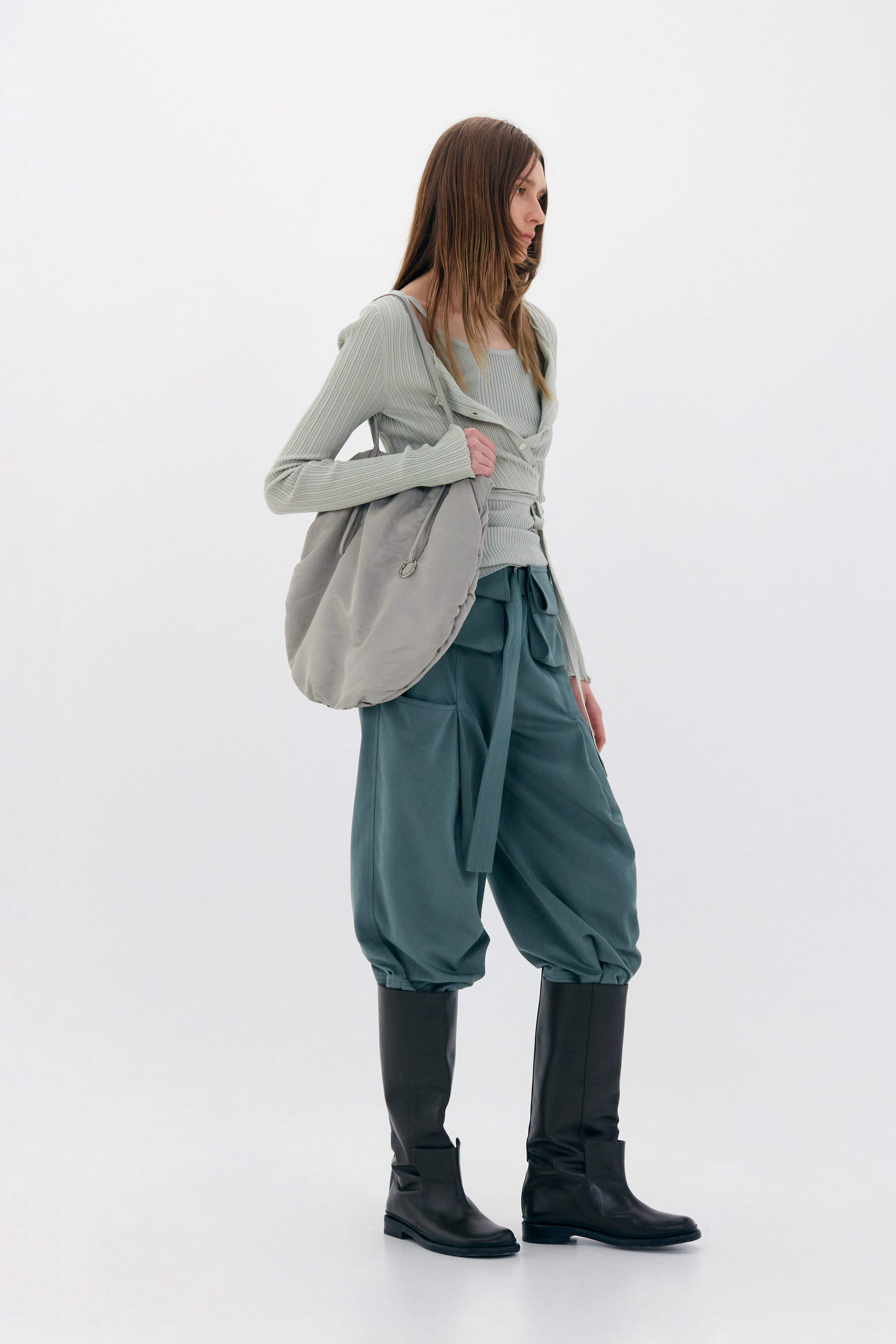 【LOW CLASSIC】 SHIRRING STRING BAG : 2COLOR 【LOW CLASSIC】 SHIRRING STRING BAG : 2COLOR