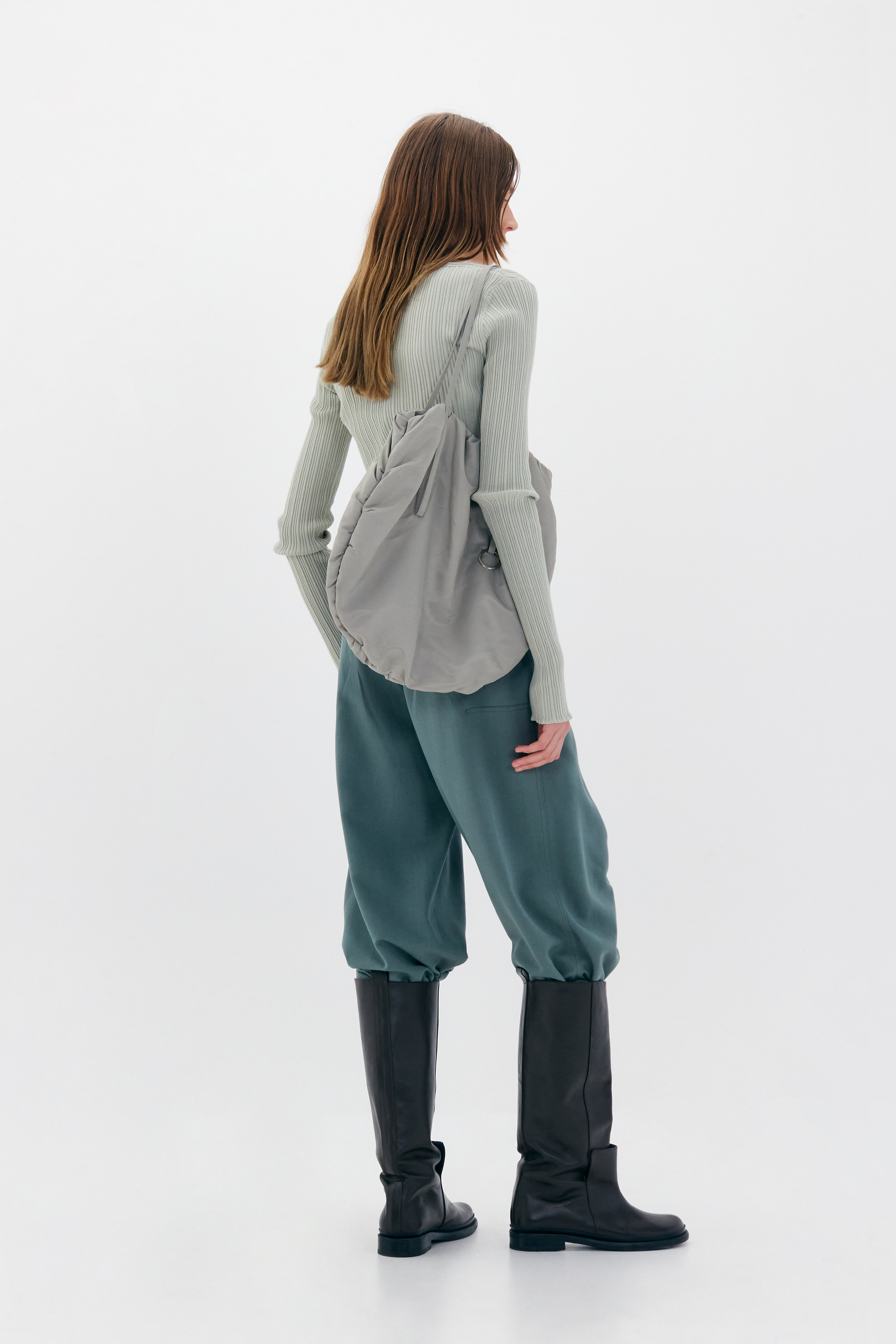 【LOW CLASSIC】 SHIRRING STRING BAG : 2COLOR 【LOW CLASSIC】 SHIRRING STRING BAG : 2COLOR