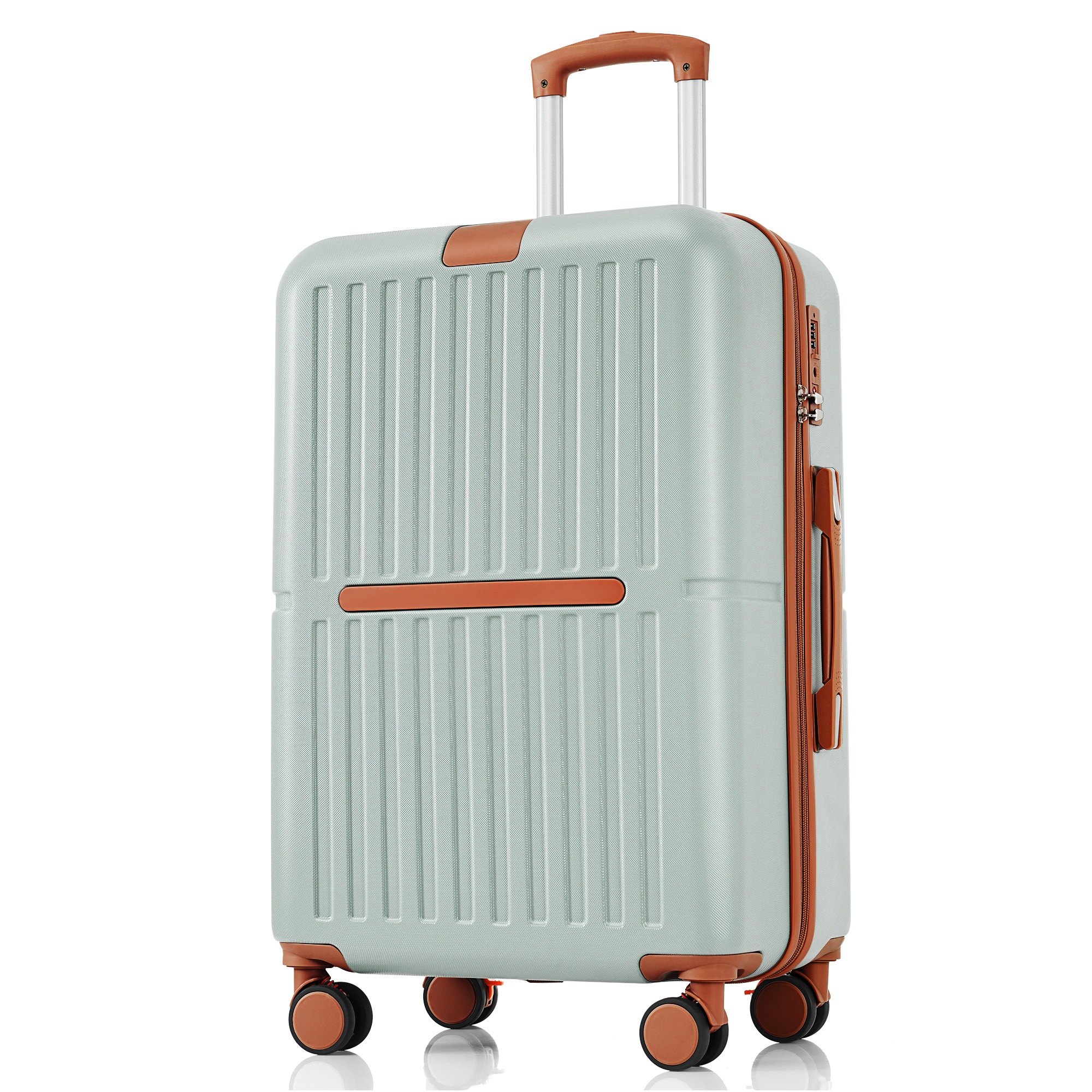 【2点購入で150OFF】【夏日限り激安SALE】スーツケース Mサイズ USBポート付き キャリーケース ストッパー付き カップホルダー付き フック式底足 3日~7日 大容量 超軽量 軽い おしゃれ