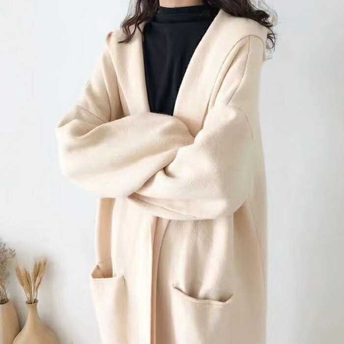 【即納】ロング カーディガン レディース フード付き ニットカーディガン 厚手 春 秋 冬 コーディガン コート ロング丈 セーター ロングニット ルーズ リブ 長袖 羽織り 畦編み アウター 女らし 【即納】ロング カーディガン レディース フード付き ニットカーディガン 厚手 春 秋 冬 コーディガン コート ロング丈 セーター ロングニット ルーズ リブ 長袖 羽織り 畦編み アウター 女らし
