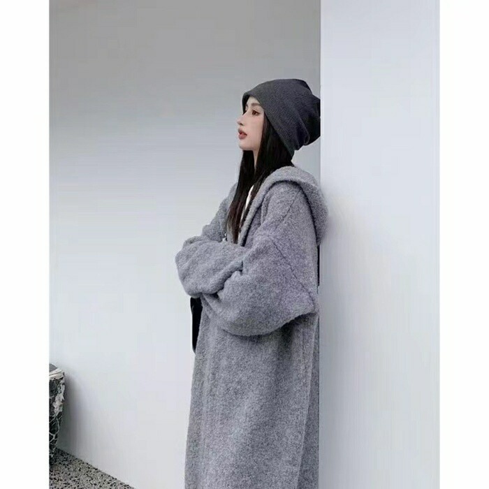 【即納】ロング カーディガン レディース フード付き ニットカーディガン 厚手 春 秋 冬 コーディガン コート ロング丈 セーター ロングニット ルーズ リブ 長袖 羽織り 畦編み アウター 女らし 【即納】ロング カーディガン レディース フード付き ニットカーディガン 厚手 春 秋 冬 コーディガン コート ロング丈 セーター ロングニット ルーズ リブ 長袖 羽織り 畦編み アウター 女らし