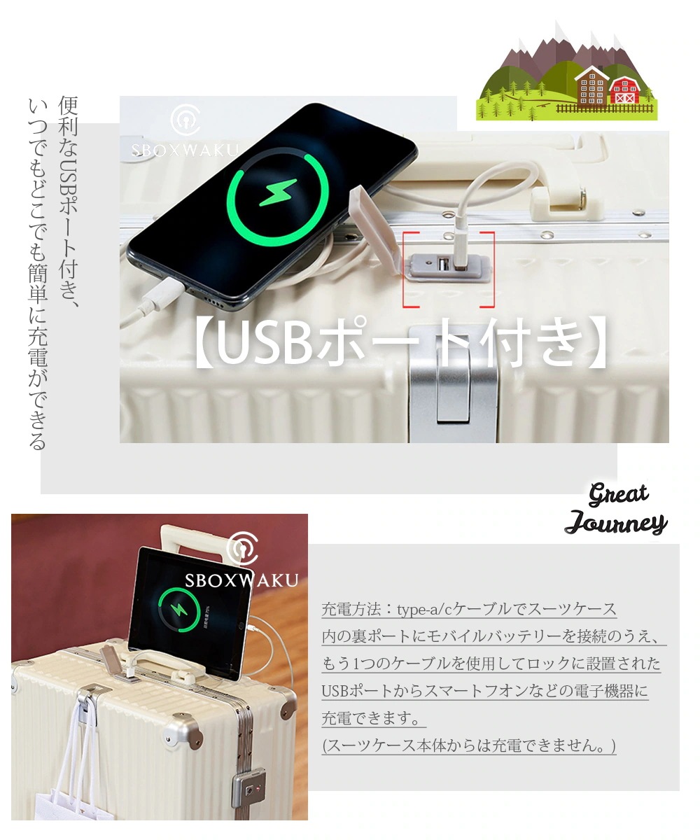 スーツケース Sサイズ 20インチ usbポート付き カップホルダー TSAロック機内持ち込み かわいい ダブルキャスター 静音 小型 拡張 大容量 おしゃれ 旅行かばん キャリーケー スーツケース Sサイズ 20インチ usbポート付き カップホルダー TSAロック機内持ち込み かわいい ダブルキャスター 静音 小型 拡張 大容量 おしゃれ 旅行かばん キャリーケー