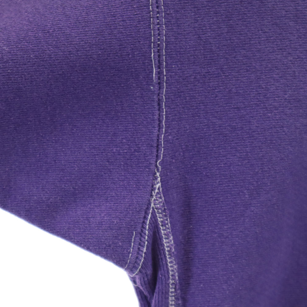 90s オールド 刺繍タグ 7分袖 リバースウィーブ スウェット トレーナー M パープル レディース 90s オールド 刺繍タグ 7分袖 リバースウィーブ スウェット トレーナー M パープル レディース