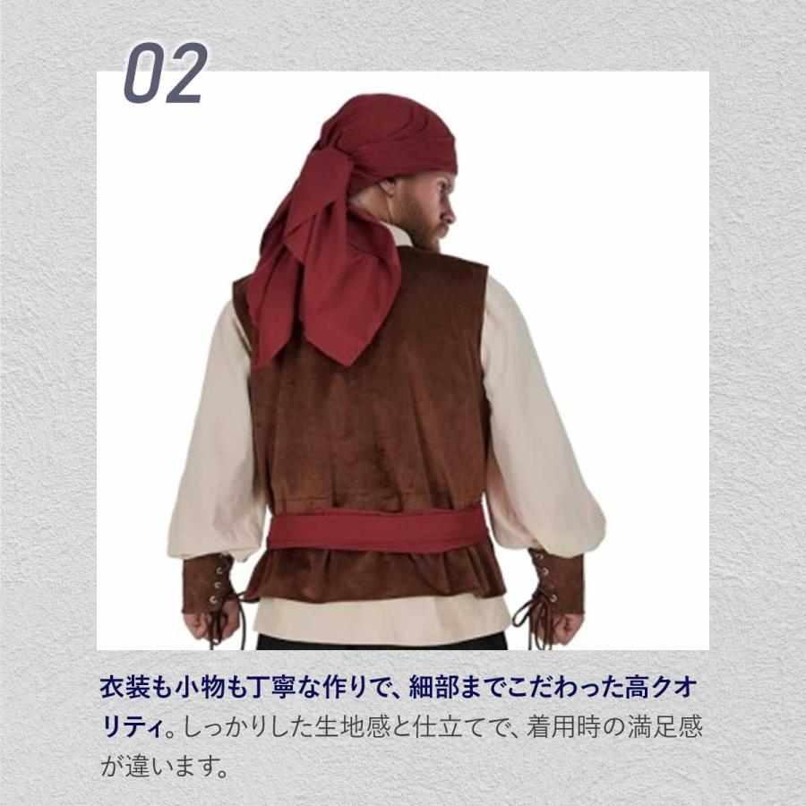 ハロウィン 海賊 コスプレ メンズ 仮装 衣装 コスチューム_8