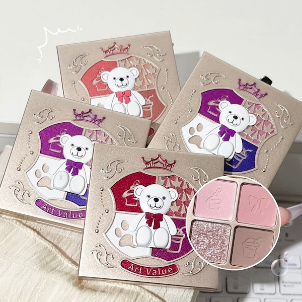 Qoo10] ART VALUE 可愛い アイシャドウ 大人気 4色 クリ