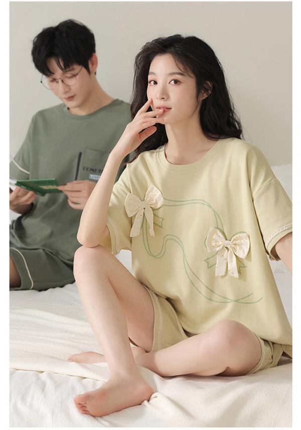 【夏セール!】パジャマ 部屋着 半袖パジャマ 可愛い プレゼント リボン レディース メンズ 結婚祝い 男女ペア ペアパジャマ 春 夏 おしゃれ カジュアル 寝間着 上下セット お揃いパジャマ ペアル 【夏セール!】パジャマ 部屋着 半袖パジャマ 可愛い プレゼント リボン レディース メンズ 結婚祝い 男女ペア ペアパジャマ 春 夏 おしゃれ カジュアル 寝間着 上下セット お揃いパジャマ ペアル