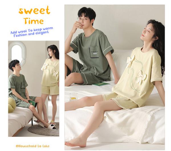 【夏セール!】パジャマ 部屋着 半袖パジャマ 可愛い プレゼント リボン レディース メンズ 結婚祝い 男女ペア ペアパジャマ 春 夏 おしゃれ カジュアル 寝間着 上下セット お揃いパジャマ ペアル 【夏セール!】パジャマ 部屋着 半袖パジャマ 可愛い プレゼント リボン レディース メンズ 結婚祝い 男女ペア ペアパジャマ 春 夏 おしゃれ カジュアル 寝間着 上下セット お揃いパジャマ ペアル