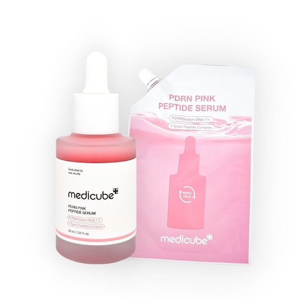 Qoo10] メディキューブ PDRNピンクペプチドアンプル, 30m